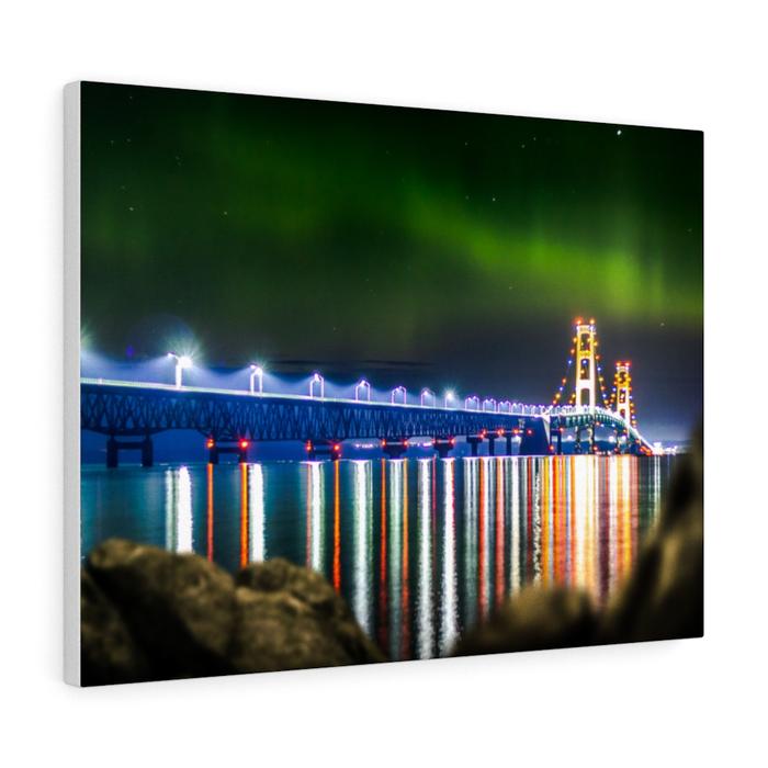 "MI Northern Lights" - Mackinac Bridge | by Chase Gagnon